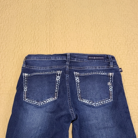 Rock & Republic Kassandra boot cut jeans size 8 - Picture 8 of 10